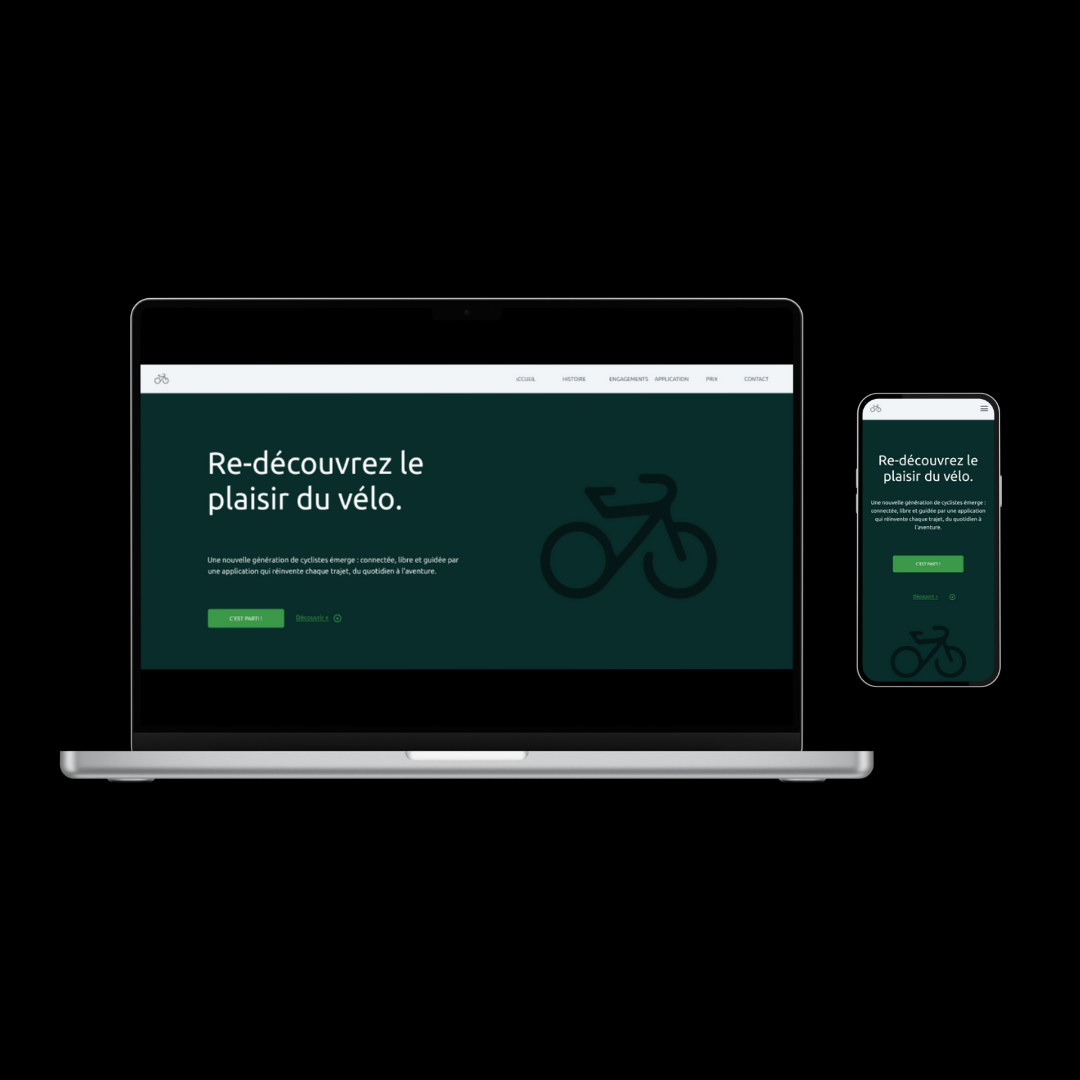 Maquette application vélo